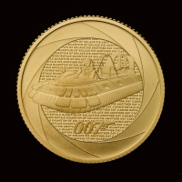 Decades of 007: Bond Films of the 2000s 2024 1/4oz Gold Proof Trial Piece