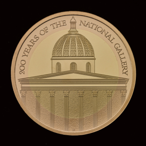 National Gallery 2024 &pound;2 Gold Proof Trial Piece