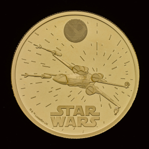 Star Wars X-Wing 2024 1oz Gold Proof Trial Piece