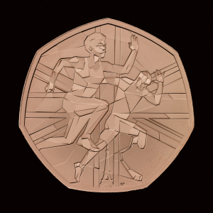 Team GB and Paralympics GB 2024 50p Gold Proof Trial Piece