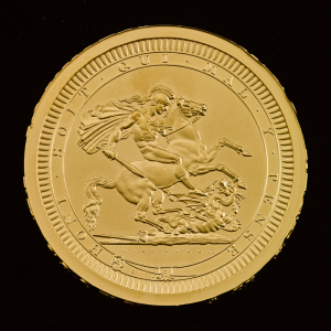 St George and the Dragon 2024 2oz Gold Proof Trial Piece