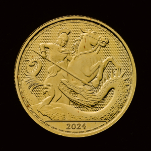 St George and the Dragon 2024 1/4oz Gold Bullion Trial Piece