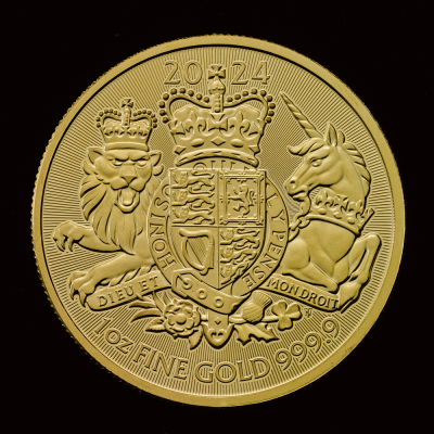 The Royal Arms 2024 1oz Gold Bullion Trial Piece