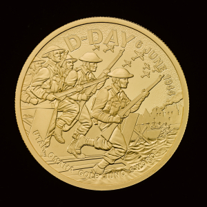 D-Day 2024 2oz Gold Proof Trial Piece