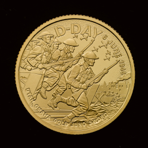 D-Day 2024 1/4oz Gold Proof Trial Piece