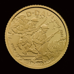 D-Day 2024 1/10oz Gold Proof Trial Piece