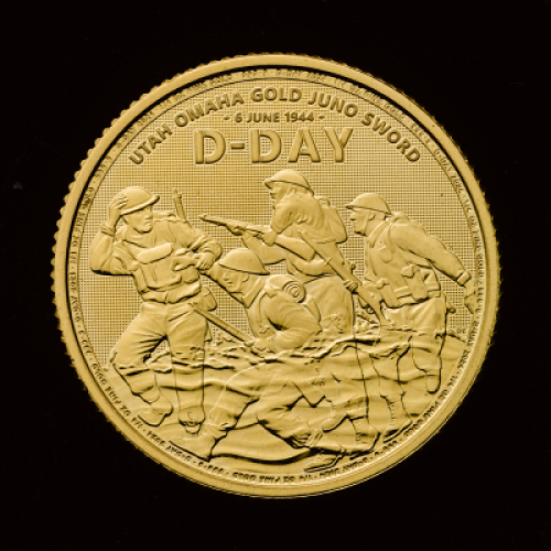D-Day 2024 1/4oz Gold Bullion Trial Piece (US Design)