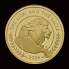 The Lion and The Eagle 2024 1oz Gold Proof Trial Piece