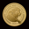 The Lion and The Eagle 2024 1/2oz Gold Proof Trial Piece