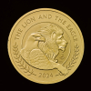 The Lion and The Eagle 2024 2oz Gold Proof Trial Piece