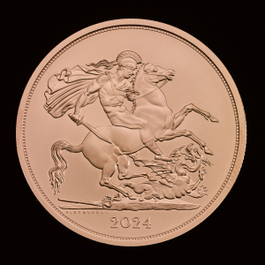 The Five-Sovereign Piece 2024 Gold Brilliant Uncirculated Trial Piece