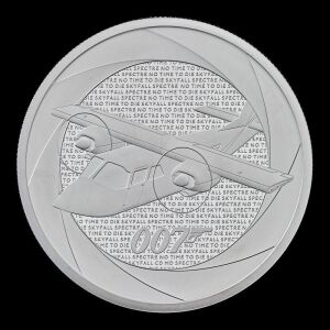 Decades of 007: Bond Films of the 2010s 2024 2oz Silver Proof Trial Piece