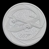 Decades of 007: Bond Films of the 2010s 2024 2oz Silver Proof Trial Piece