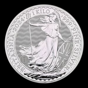 Britannia and Liberty 2024 1kg Silver Bullion Trial Piece