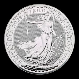 Britannia and Liberty 2023 1kg Silver Bullion Trial Piece