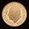 King Charles III Definitives 2024 10p Gold Proof Trial Piece - 2