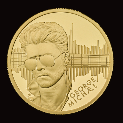 George Michael 2024 2oz Gold Proof Trial Piece