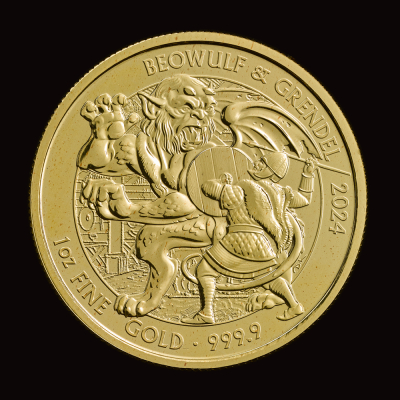 Myths and Legends Beowulf 2024 1oz Gold Bullion Trial Piece