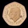 Star Wars Han Solo and Chewbacca 50p Gold Proof Trial Piece - 2