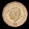King Charles III Definitives 2024 &pound;1 Gold Proof Trial Piece - 2