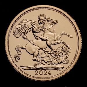The Sovereign 2024 Gold Bullion Trial Piece