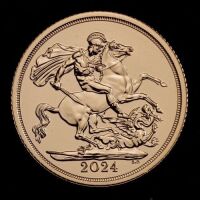The Sovereign 2024 Gold Bullion Trial Piece