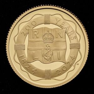 200 Years of the RNLI 2024 1/4 oz Gold Proof Trial Piece