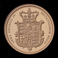 The Piedfort Sovereign 2025 Gold Proof Trial Piece
