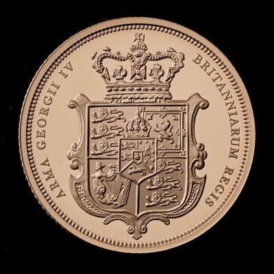 The Sovereign 2025 Gold Proof Trial Piece