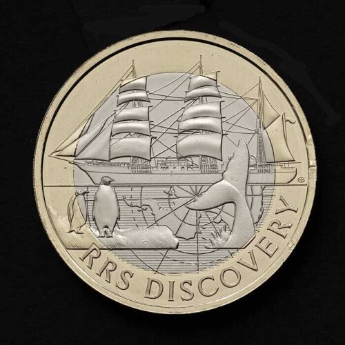 RRS Discovery 2025 &pound;2 Brilliant Uncirculated Trial Piece