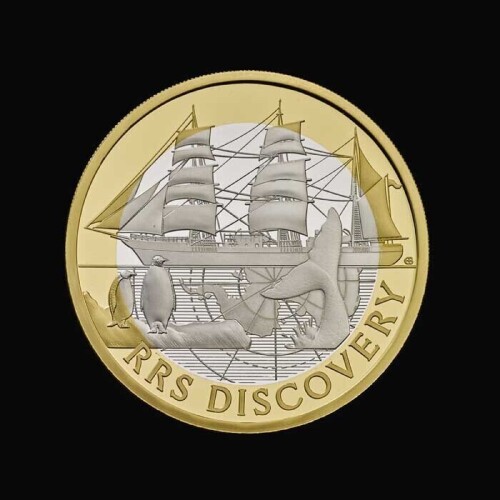 RRS Discovery 2025 &pound;2 Silver Proof Trial Piece