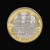 RRS Discovery 2025 &pound;2 Silver Proof Piedfort Trial Piece