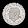 Queen Elizabeth The Queen Mother 2025 &pound;5 Silver Proof Piedfort Trial Piece - 2