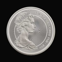 Portraits of a Queen &ndash; Elizabeth II The Second Effigy 2026 &pound;5 Silver Proof Piedfort Trial Piece