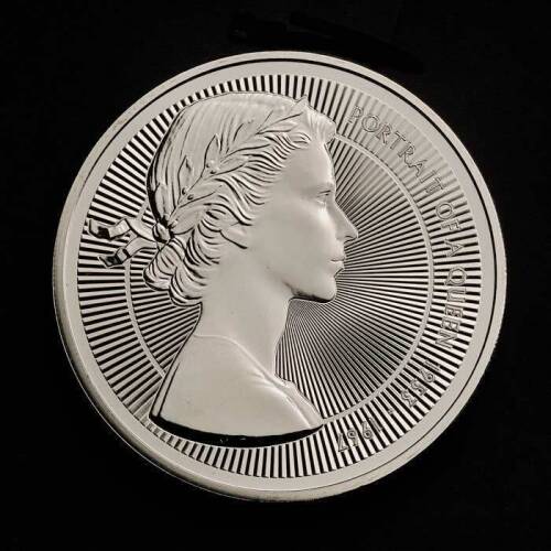 Portraits of a Queen &ndash; Elizabeth II The First Effigy 2026 &pound;5 Brilliant Uncirculated Trial Piece