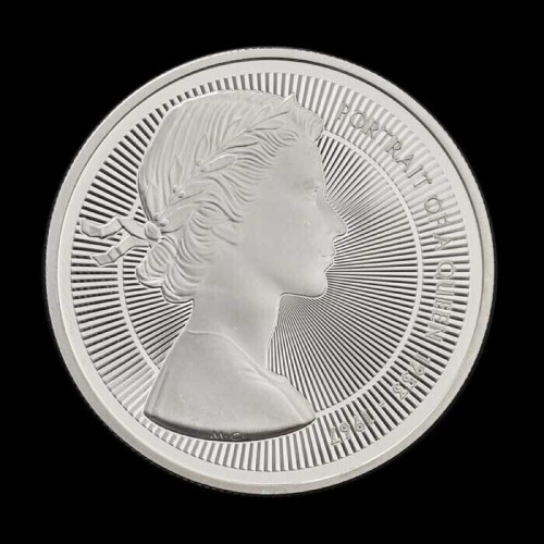 Portraits of a Queen &ndash; Elizabeth II The First Effigy 2026 &pound;5 Silver Proof Trial Piece