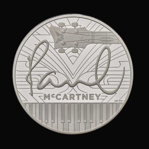 Paul McCartney 2024 10oz Silver Proof Trial Piece