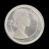 Portraits of a Queen &ndash; Elizabeth II The First Effigy 2026 &pound;5 Silver Proof Piedfort Trial Piece