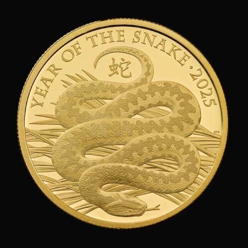 Lunar Year of the Snake 2025 1oz Gold Proof Trial Piece