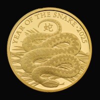 Lunar Year of the Snake 2025 1oz Gold Proof Trial Piece