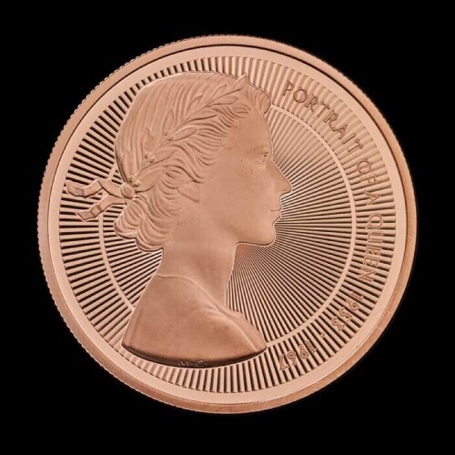 Portraits of a Queen &ndash; Elizabeth II The First Effigy 2026 &pound;5 Gold Proof Trial Piece