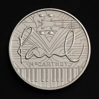 Paul McCartney 2024 &pound;5 Brilliant Uncirculated Trial Piece