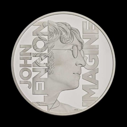 John Lennon 2025 5oz Silver Proof Trial Piece