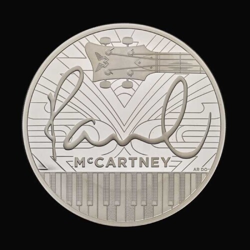 Paul McCartney 2024 1kg Silver Proof Trial Piece