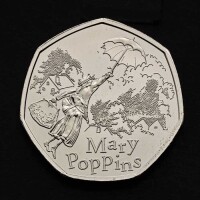 Mary Poppins 2025 50p Brilliant Uncirculated Trial Piece