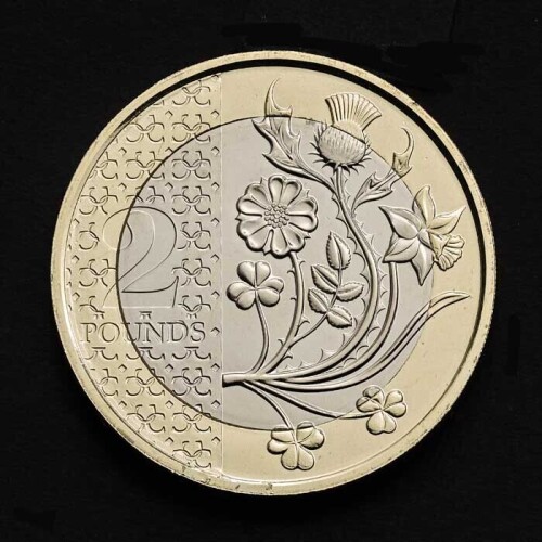 Definitive &pound;2 2025 Brilliant Uncirculated Trial Piece