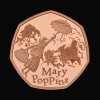 Mary Poppins 2025 50p Gold Proof Trial Piece