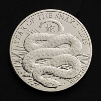 Lunar Year of the Snake 2025 &pound;5 Brilliant Uncirculated Trial Piece