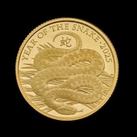 Lunar Year of the Snake 2025 1/4oz Gold Proof Trial Piece