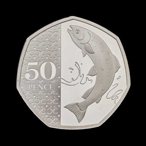 Definitive 50p 2025 Silver Proof Trial Piece